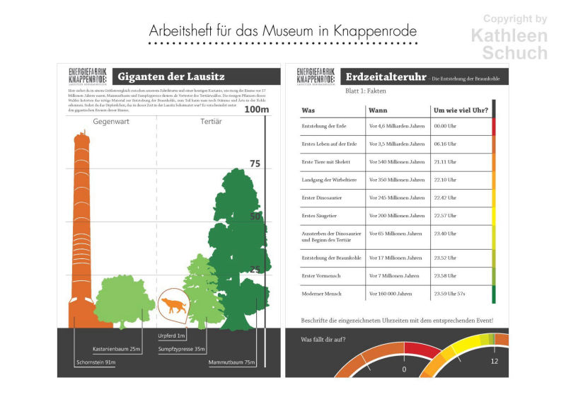 Arbeitsheft für das Museum Energiefabrik Knappenrode