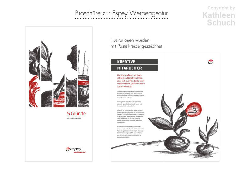 Broschüre zur Espey Werbeagentur